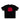 T-SHIRT BISOUS SKATEBOARD LIPS BLACK